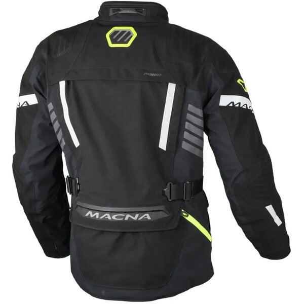 Geaca textil impermeabila touring/adventure MACNA ULTIMAX 2.0 L Negru/Galben fluo, 5