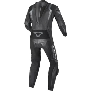 Combinezon de piele 1 piesa MACNA VARSHALL 52 Negru/Portocaliu/Alb, 11