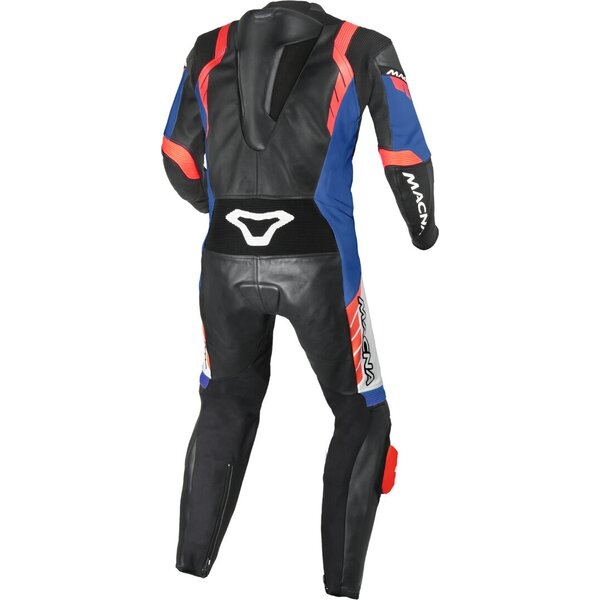 Combinezon de piele 1 piesa MACNA VARSHALL 52 Alb/Rosu/Albastru, 3