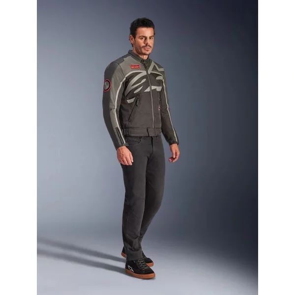 Geaca textil urban/vintage ALPINESTARS AXTON S Negru/Antracit, 8
