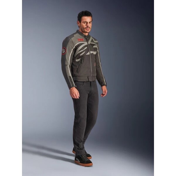 Geaca textil urban/vintage ALPINESTARS AXTON Negru/Antracit XXL, 5