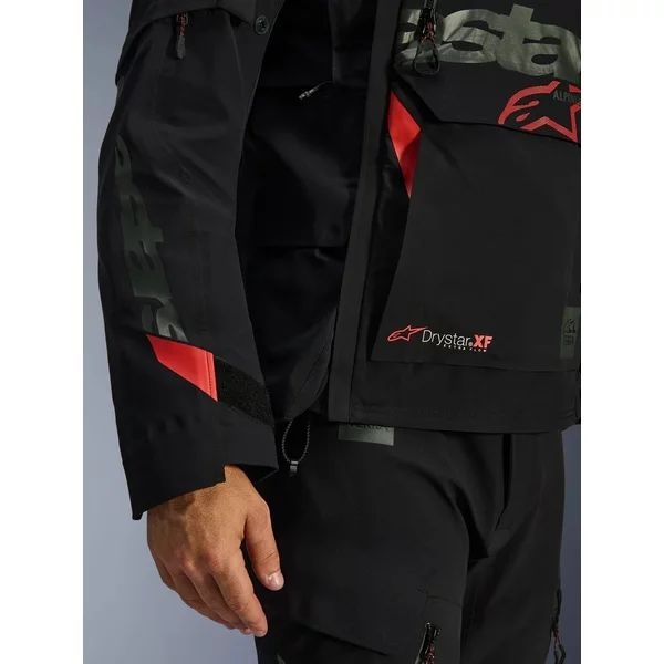 Geaca textil impermeabila ALPINESTARS HALO PRO DRYSTAR®XF LAMINATED S Maro/Negru/Portocaliu, 8