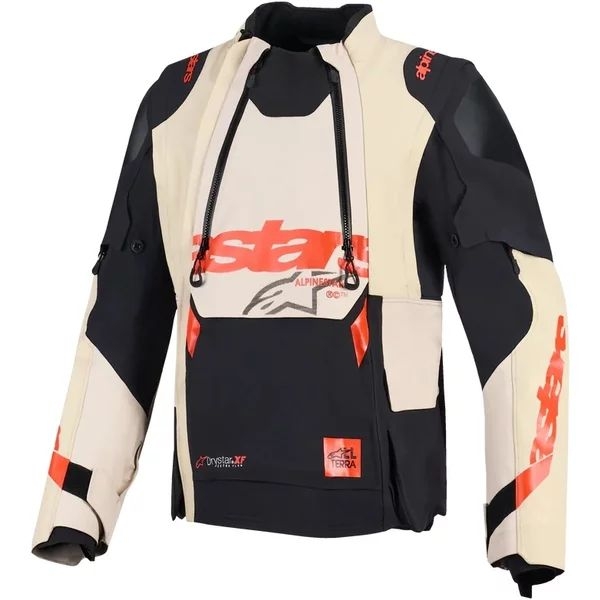 Geaca textil impermeabila ALPINESTARS HALO PRO DRYSTAR®XF LAMINATED S Maro/Negru/Portocaliu, 19