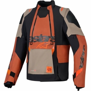 Geaca textil impermeabila ALPINESTARS HALO PRO DRYSTAR®XF LAMINATED S Maro/Negru/Portocaliu