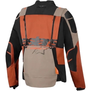 Geaca textil impermeabila ALPINESTARS HALO PRO DRYSTAR®XF LAMINATED S Maro/Negru/Portocaliu, 43