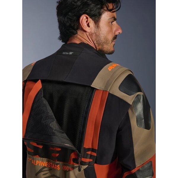 Geaca textil impermeabila ALPINESTARS HALO PRO DRYSTAR®XF LAMINATED M Maro/Negru/Portocaliu, 31