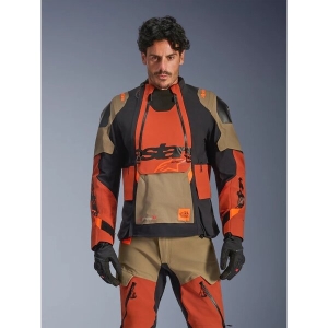 Geaca textil impermeabila ALPINESTARS HALO PRO DRYSTAR®XF LAMINATED M Maro/Negru/Portocaliu, 25