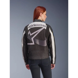 Geaca dama textil urban/vintage ALPINESTARS IDLES XS Alb/Rosu/Negru, 6
