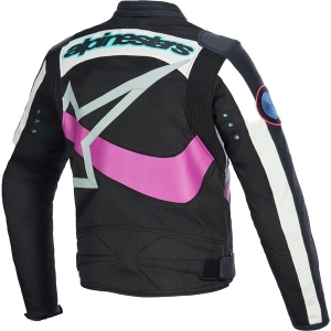Geaca dama textil urban/vintage ALPINESTARS IDLES M Alb/Rosu/Negru, 4