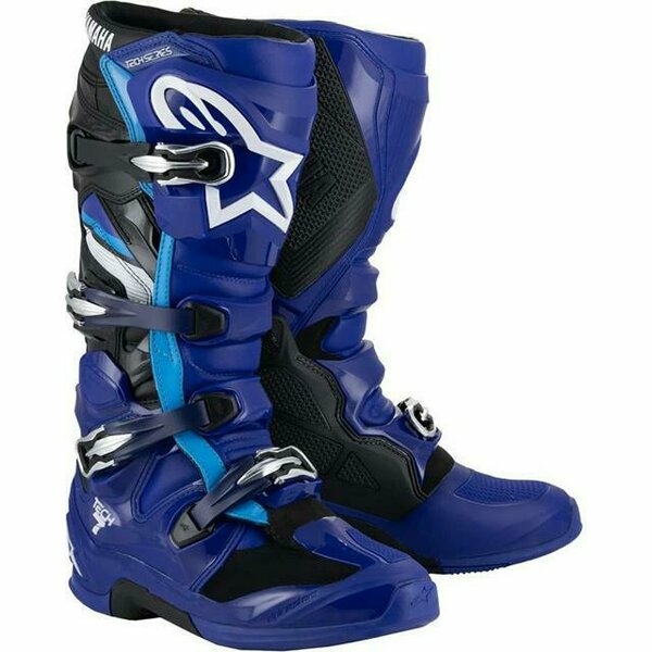 Cizme cross-enduro ALPINESTARS TECH 7 YAMAHA Albastru/Negru/Alb 44.5, 5