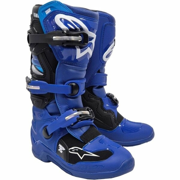 Cizme cross-enduro copii ALPINESTARS TECH 7S YAMAHA 34 Albastru/Negru/Alb