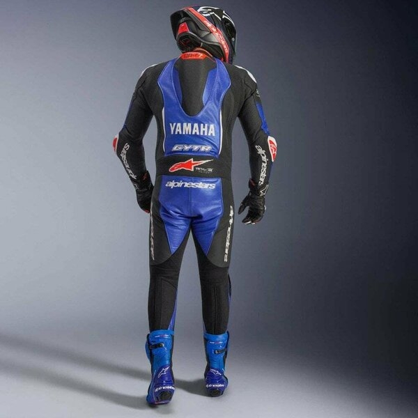 Combinezon de piele 1 piesa ALPINESTARS GP-R7 YAMAHA 46 Albastru/Negru/Alb, 5