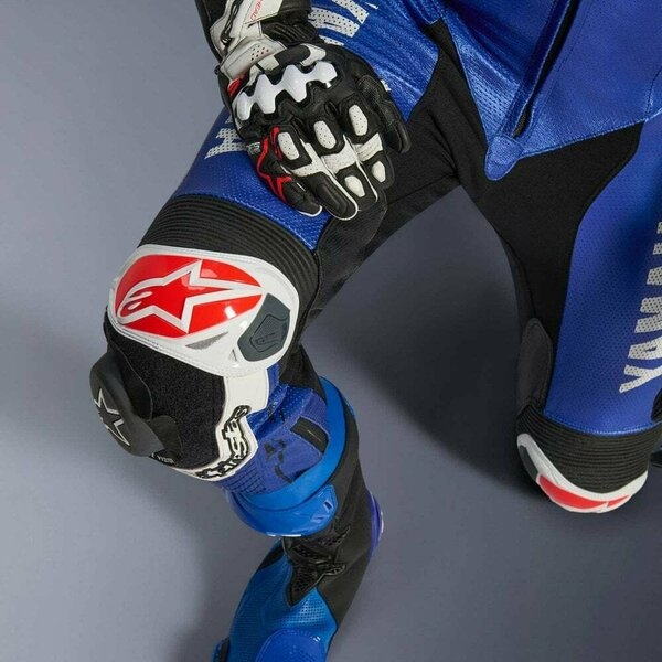 Combinezon de piele 1 piesa ALPINESTARS GP-R7 YAMAHA 48 Albastru/Negru/Alb, 3