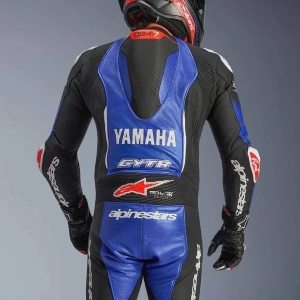 Combinezon de piele 1 piesa ALPINESTARS GP-R7 YAMAHA 50 Albastru/Negru/Alb, 15