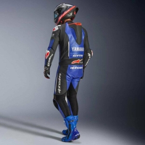 Combinezon de piele 1 piesa ALPINESTARS GP-R7 YAMAHA 54 Albastru/Negru/Alb, 9