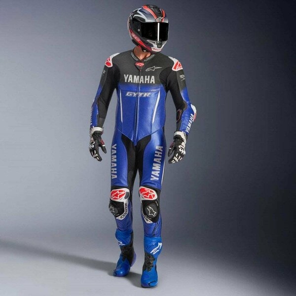 Combinezon de piele 1 piesa ALPINESTARS GP-R7 YAMAHA 56 Albastru/Negru/Alb, 6