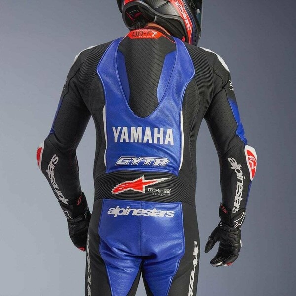 Combinezon de piele 1 piesa ALPINESTARS GP-R7 YAMAHA 56 Albastru/Negru/Alb, 8