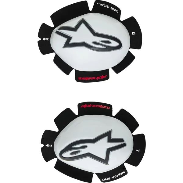 Slidere pentru genunchi ALPINESTARS GP TECH Rosu/Alb, 4