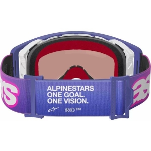 Ochelari cross-enduro ALPINESTARS SUPERTECH VISION VISTA GOGGLE Albastru/Galben Fluo, 22