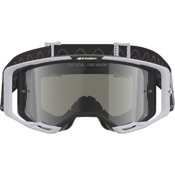 Ochelari cross-enduro ALPINESTARS VISION 8 LAHND GOGGLE Argintiu, 3