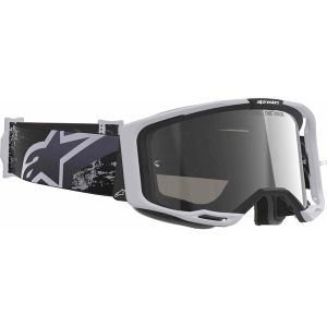 Ochelari cross-enduro ALPINESTARS VISION 8 LAHND GOGGLE Argintiu, 4