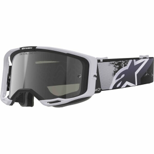 Ochelari cross-enduro ALPINESTARS VISION 8 LAHND GOGGLE Argintiu