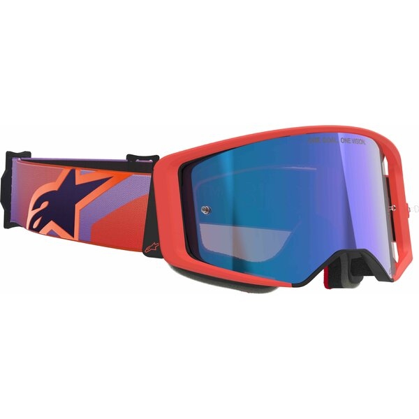 Ochelari cross-enduro ALPINESTARS SUPERTECH VISION CORP GOOGLE Albastru/Coral, 8