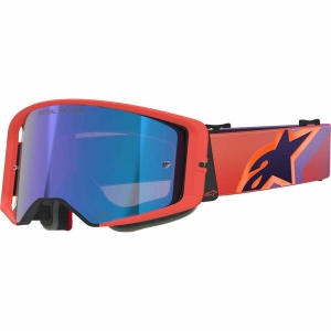 Ochelari cross-enduro ALPINESTARS SUPERTECH VISION CORP GOOGLE Albastru/Coral, 2
