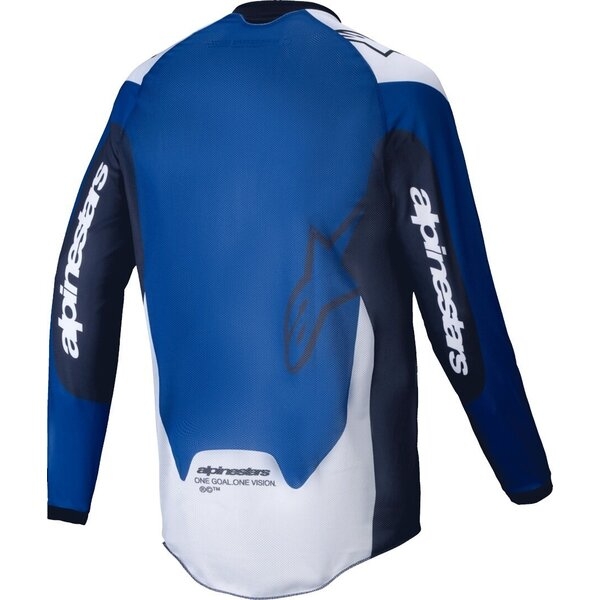 Tricou cross-enduro ALPINESTARS PRO-DURA L Navy/Portocaliu, 9