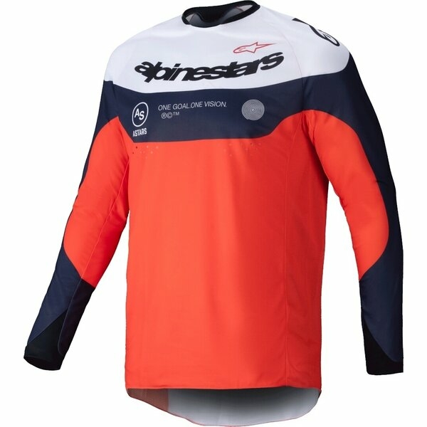 Tricou cross-enduro ALPINESTARS PRO-DURA Negru/Rosu/Alb XXL, 2