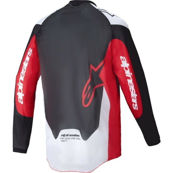 Tricou cross-enduro ALPINESTARS PRO-DURA Negru/Rosu/Alb XXL, 8