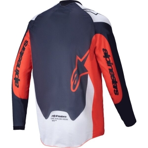 Tricou cross-enduro ALPINESTARS PRO-DURA Negru/Rosu/Alb XXL, 6