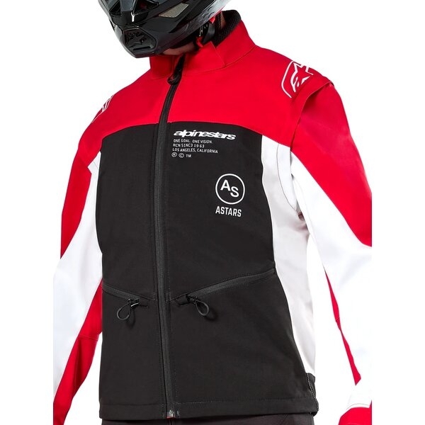 Geaca cross-enduro Softshell ALPINESTARS LITE-DURA Negru/Rosu/Alb XXL, 9