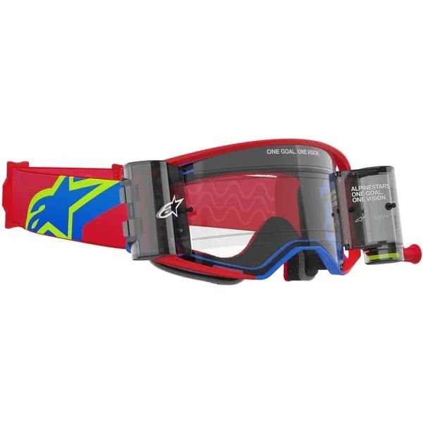 Ochelari cross-enduro ALPINESTARS SUPERTECH CORP ROLL-OFF GOOGLE Rosu/Albastru, 12