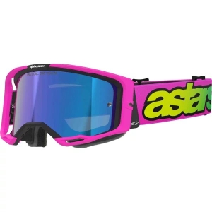 Ochelari cross-enduro ALPINESTARS VISION 8 VISTA GOGGLE Roz/Galben fluo, 3
