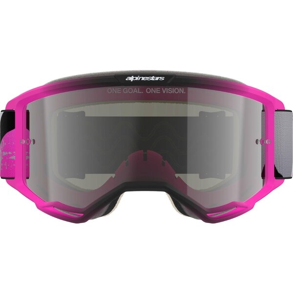 Ochelari cross-enduro ALPINESTARS VISION 5 LAHND GOGGLE Negru mat/Argintiu/Roz, 5