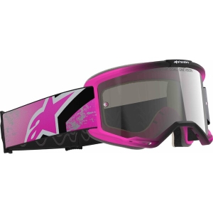 Ochelari cross-enduro ALPINESTARS VISION 5 LAHND GOGGLE Negru mat/Argintiu/Roz, 4
