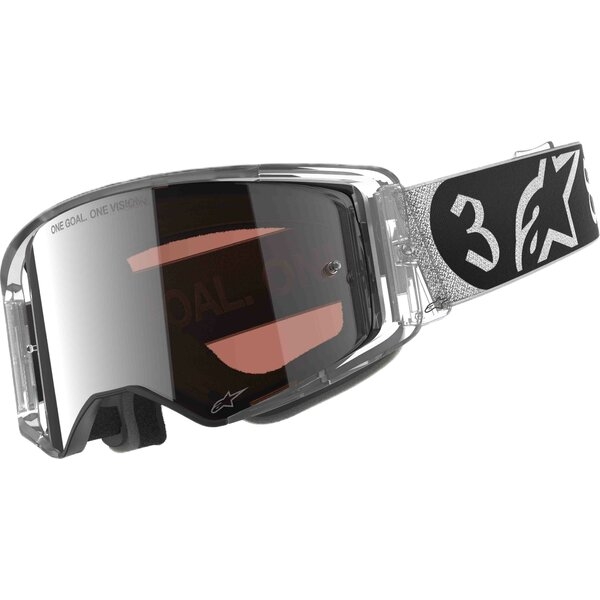 Ochelari cross-enduro ALPINESTARS SUPERTECH VISION DNGR38 XXV LE GOGGLE Argintiu, 4