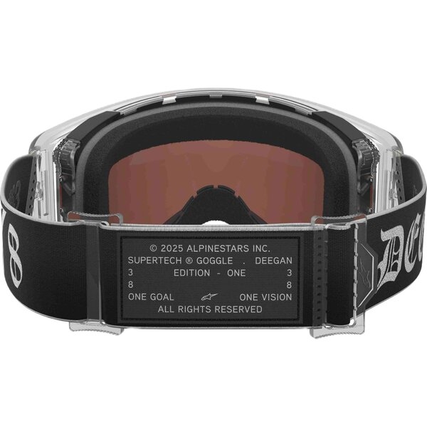 Ochelari cross-enduro ALPINESTARS SUPERTECH VISION DNGR38 XXV LE GOGGLE Argintiu, 10
