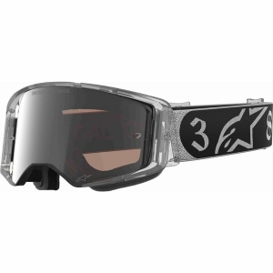 Ochelari cross-enduro ALPINESTARS SUPERTECH VISION DNGR38 XXV LE GOGGLE Argintiu