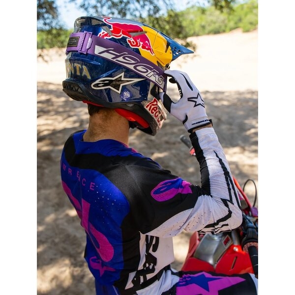 Ochelari cross-enduro ALPINESTARS SUPERTECH VISION HUNTA96 XXV LE GOOGLE Mov/Alb, 12
