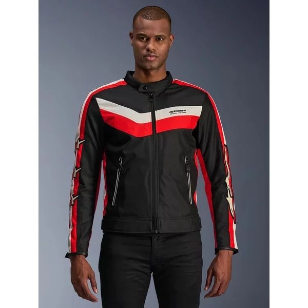 Geaca textil urban/vintage ALPINESTARS T-DYNO WR M Negru/Rosu, 9
