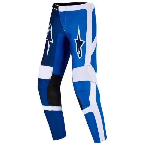 Pantaloni cross-enduro copii Alpinestars Fluid Portl Alb/Albastru 22, 2