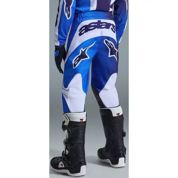 Pantaloni cross-enduro copii Alpinestars Fluid Portl Alb/Albastru 22, 4
