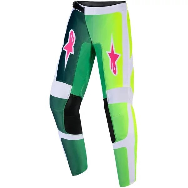 Pantaloni cross-enduro copii Alpinestars Fluid Portl Alb/Albastru 22, 5