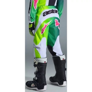 Pantaloni cross-enduro copii Alpinestars Fluid Portl Alb/Albastru 22, 3