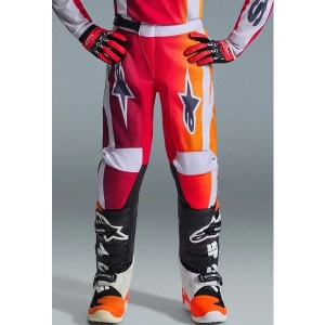 Pantaloni cross-enduro copii Alpinestars Fluid Portl Alb/Albastru 22, 9