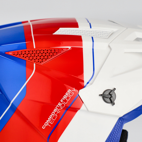 ACERBIS T711 HELMET WHITE/BLUE/RED XS, 4