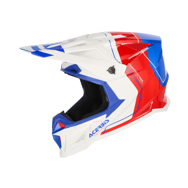 ACERBIS T711 HELMET WHITE/BLUE/RED XS, 10