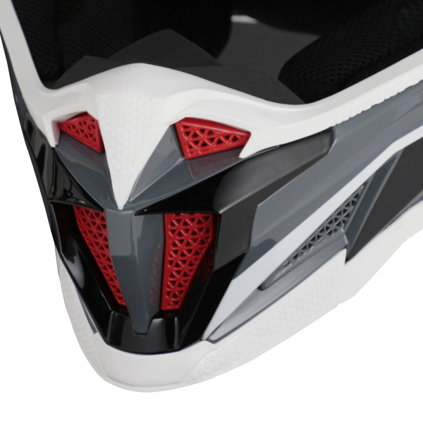 ACERBIS T711 HELMET GREY/BLACK XL, 4